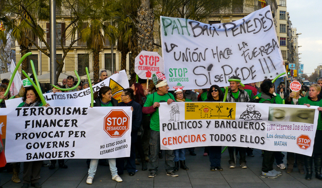 Espagne jours de colère démonstration 2